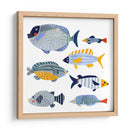 Pescado Estampado I - Susan Savory | Cuadro decorativo de Canvas Lab