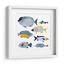 Pescado Estampado I - Susan Savory | Cuadro decorativo de Canvas Lab
