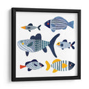 Pescado Estampado Ii - Susan Savory | Cuadro decorativo de Canvas Lab