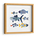 Pescado Estampado Ii - Susan Savory | Cuadro decorativo de Canvas Lab
