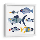 Pescado Estampado Ii - Susan Savory | Cuadro decorativo de Canvas Lab