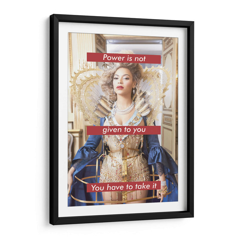 Beyoncé Power | Cuadro decorativo de Canvas Lab