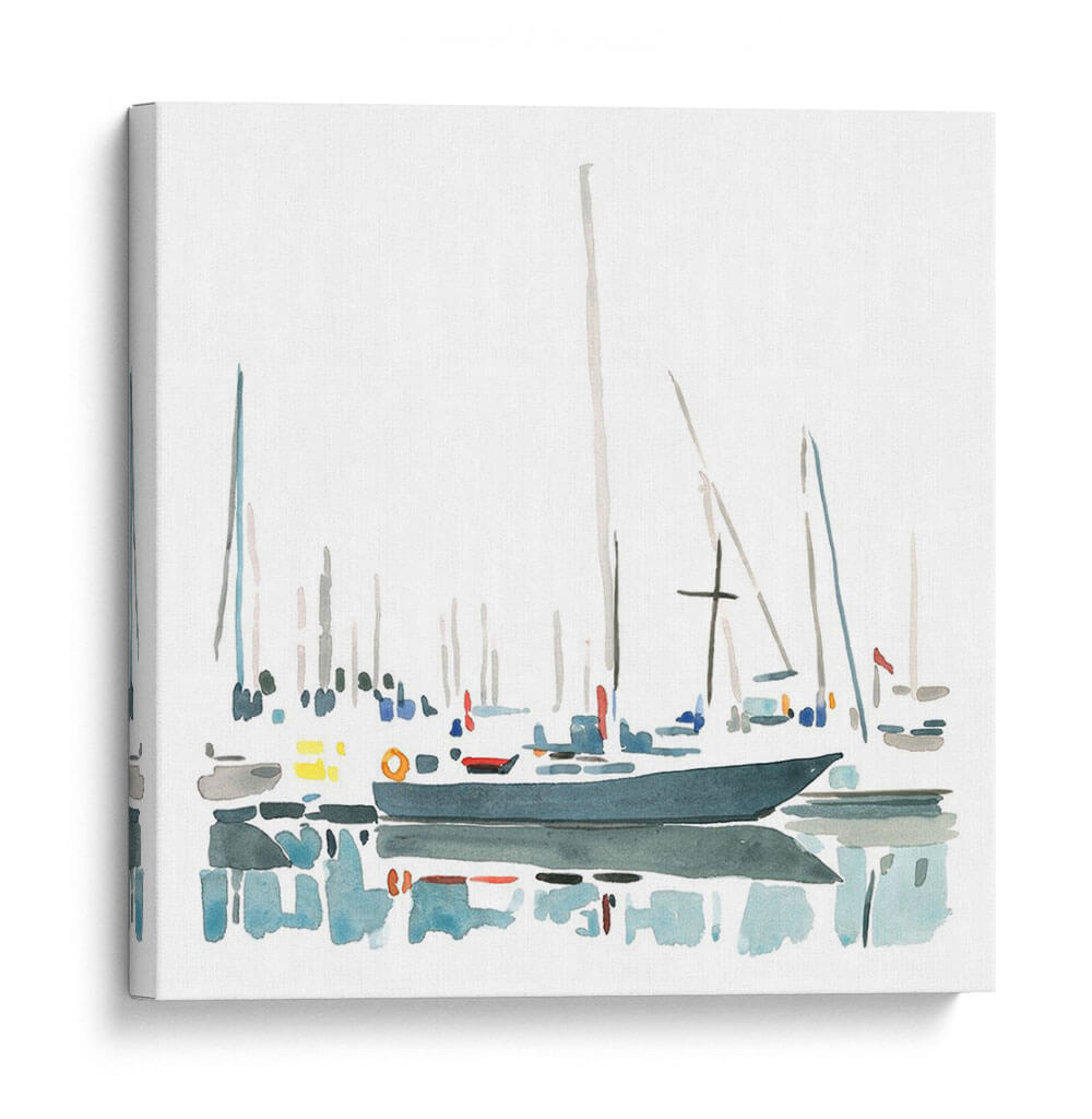 Paisaje De Velero I - Gerard Paul Deshayes | Cuadro decorativo de Canvas Lab