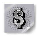 Dollar | Cuadro decorativo de Canvas Lab