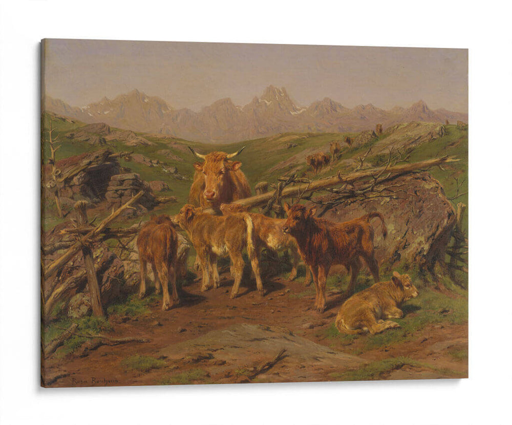 Terneros - Rosa Bonheur | Cuadro decorativo de Canvas Lab