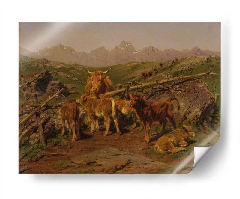 Terneros - Rosa Bonheur | Cuadro decorativo de Canvas Lab