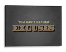 Excuses | Cuadro decorativo de Canvas Lab
