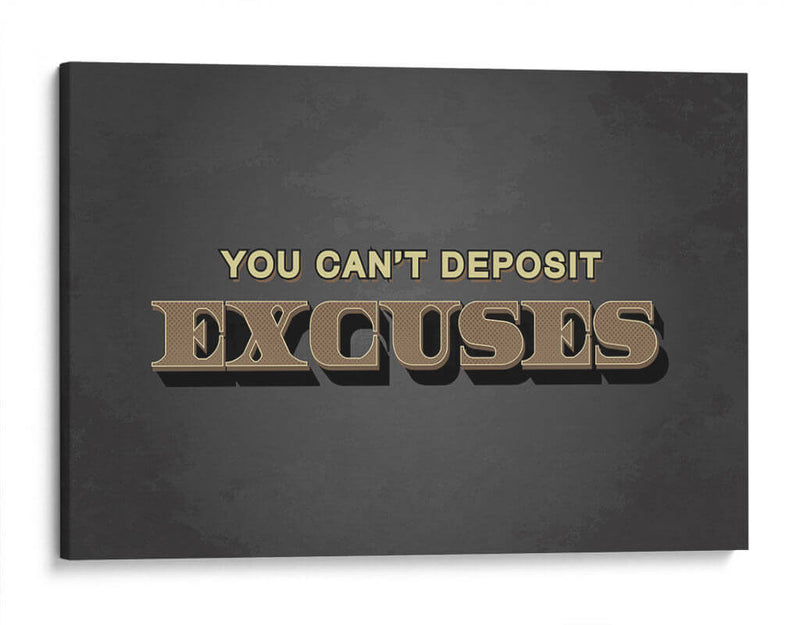 Excuses | Cuadro decorativo de Canvas Lab