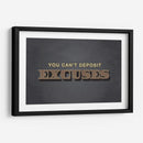 Excuses | Cuadro decorativo de Canvas Lab