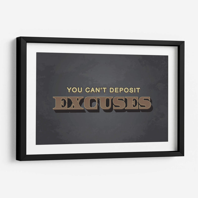 Excuses | Cuadro decorativo de Canvas Lab