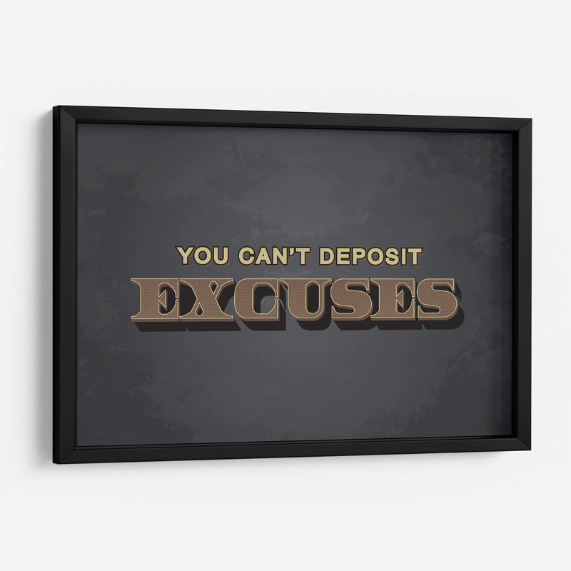 Excuses | Cuadro decorativo de Canvas Lab