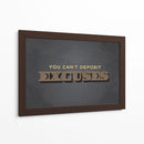 Excuses | Cuadro decorativo de Canvas Lab