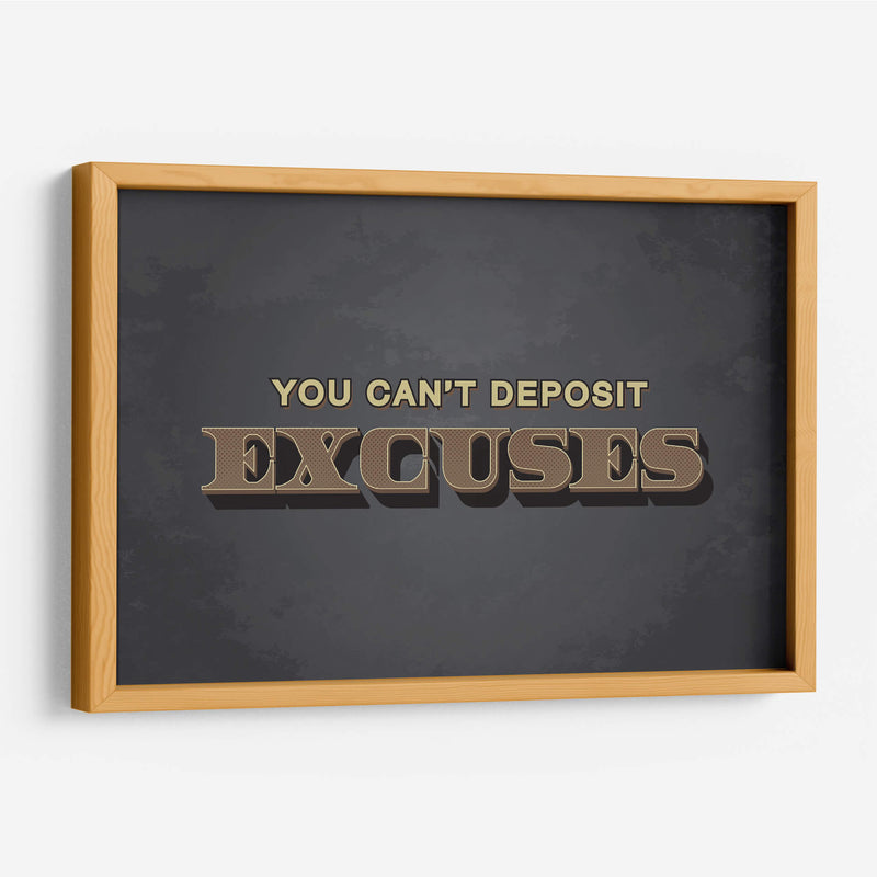 Excuses | Cuadro decorativo de Canvas Lab