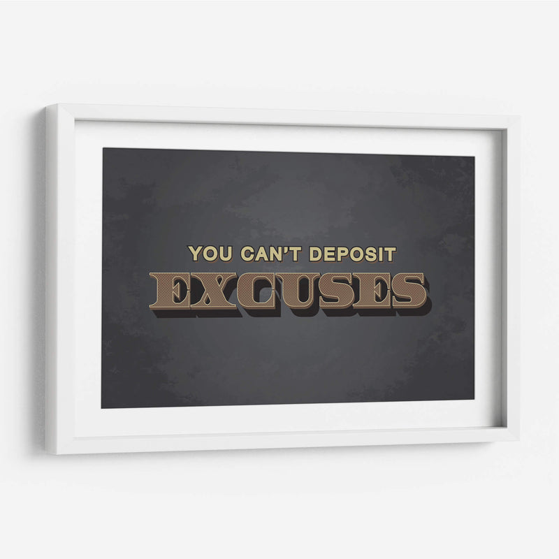 Excuses | Cuadro decorativo de Canvas Lab