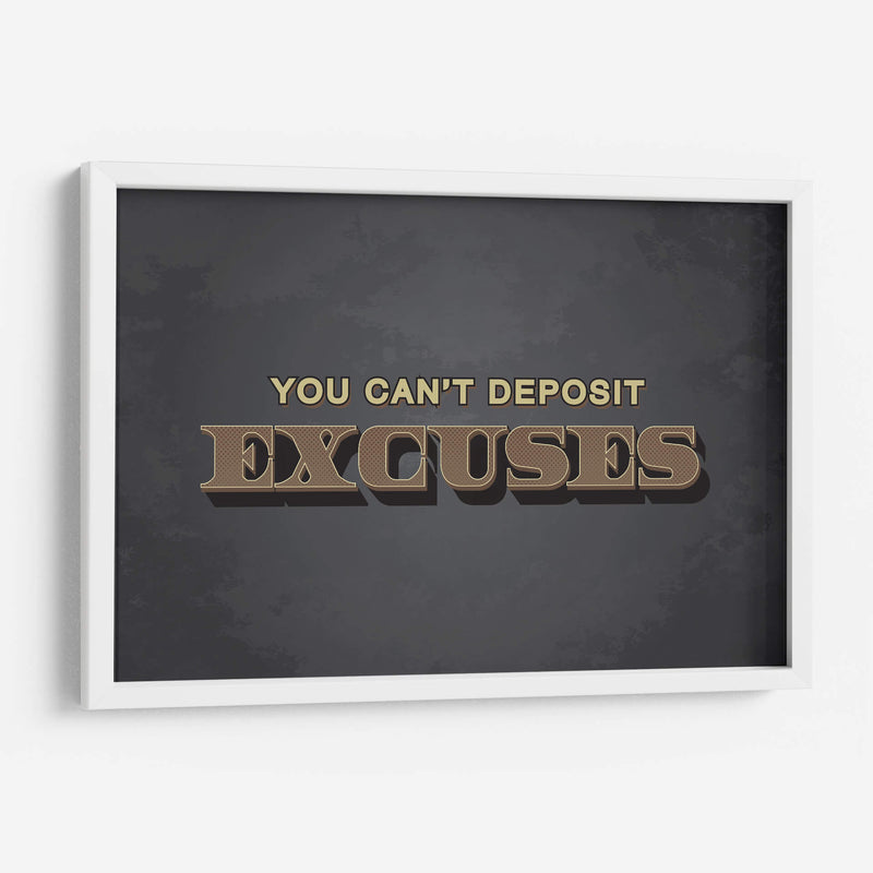 Excuses | Cuadro decorativo de Canvas Lab