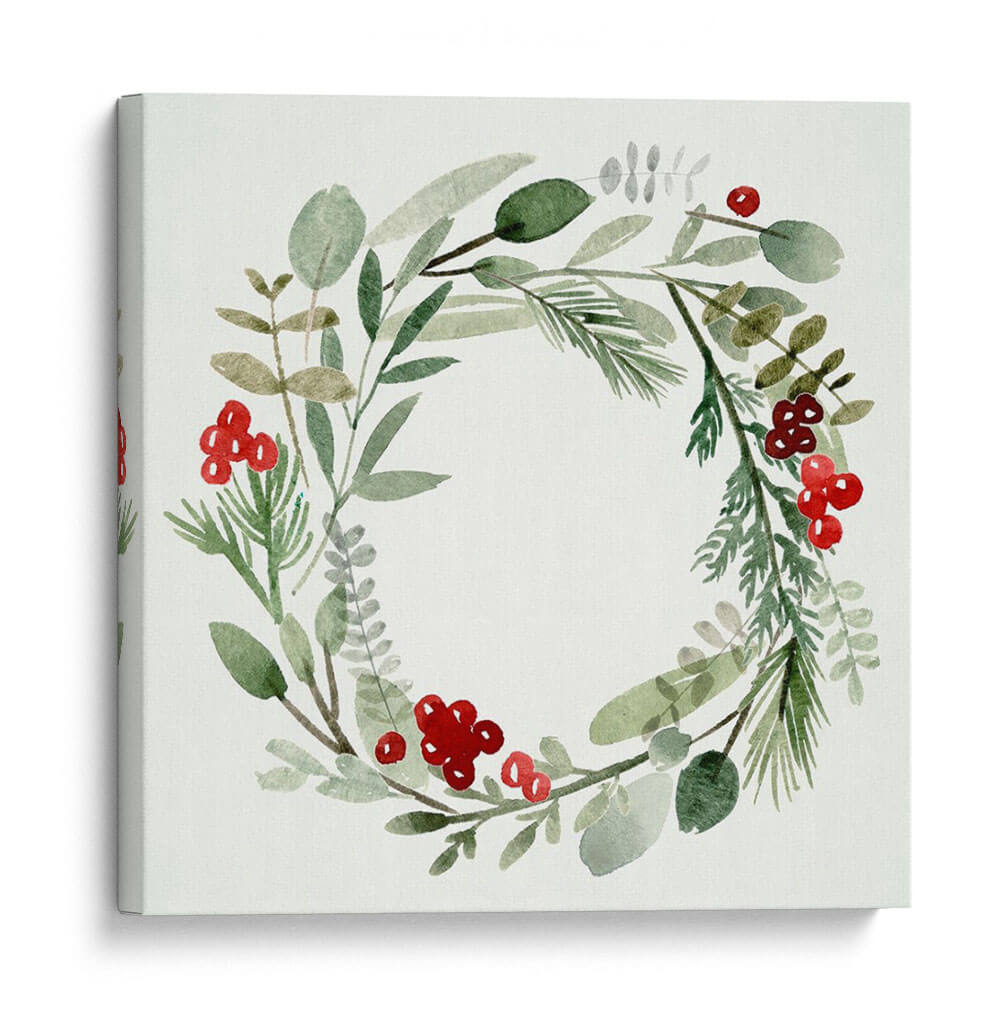 Guirnalda De Holly Ii - Melissa Wang | Cuadro decorativo de Canvas Lab