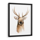 Acuarela Elk Retrato Ii - Grace Popp | Cuadro decorativo de Canvas Lab