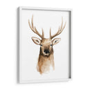 Acuarela Elk Retrato Ii - Grace Popp | Cuadro decorativo de Canvas Lab