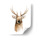 Acuarela Elk Retrato Ii - Grace Popp | Cuadro decorativo de Canvas Lab
