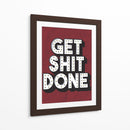 GET SHIT DONE | Cuadro decorativo de Canvas Lab