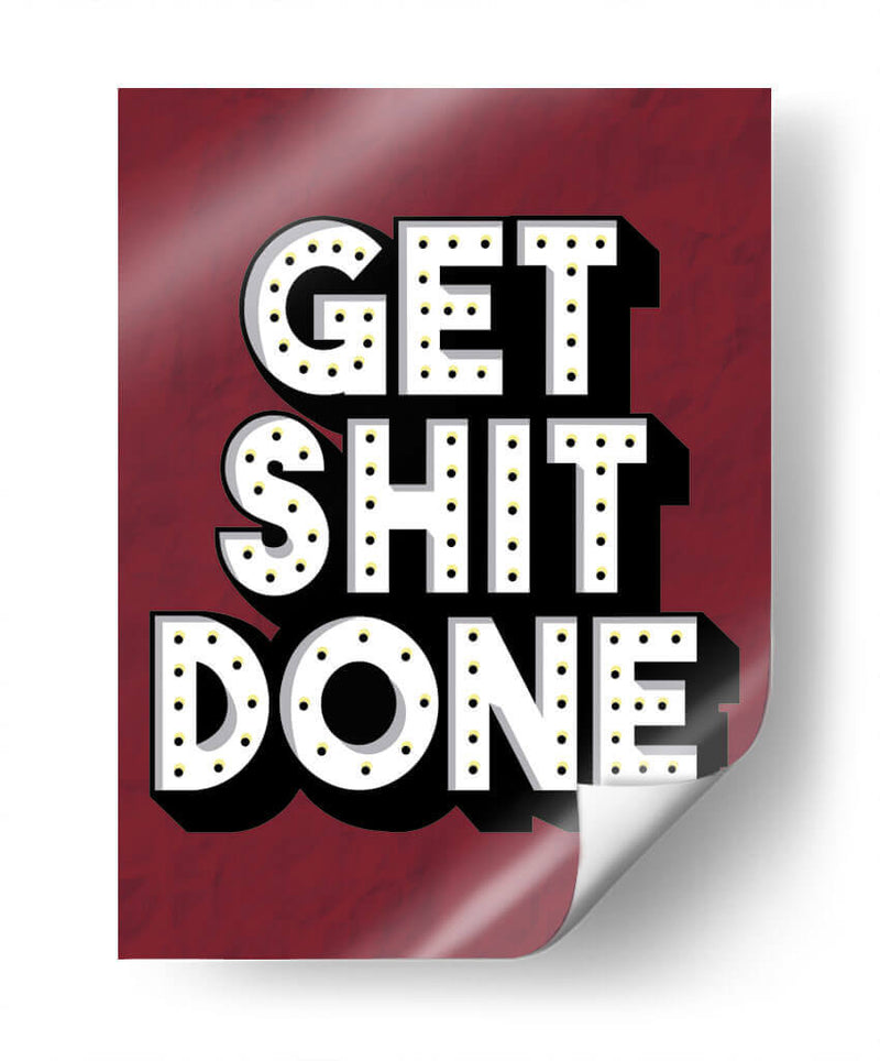 GET SHIT DONE | Cuadro decorativo de Canvas Lab