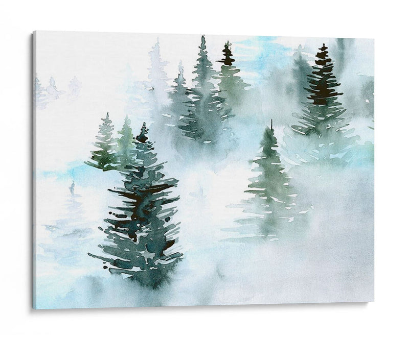 Foggy Evergreens I - Jennifer Paxton Parker | Cuadro decorativo de Canvas Lab