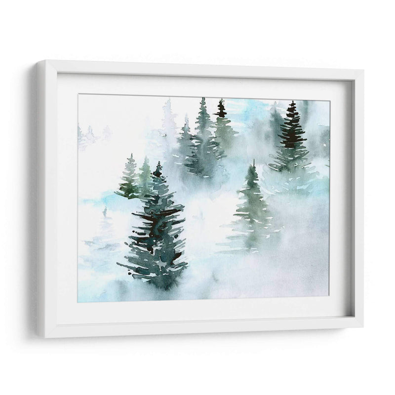 Foggy Evergreens I - Jennifer Paxton Parker | Cuadro decorativo de Canvas Lab