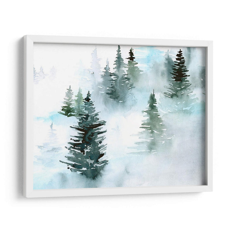 Foggy Evergreens I - Jennifer Paxton Parker | Cuadro decorativo de Canvas Lab