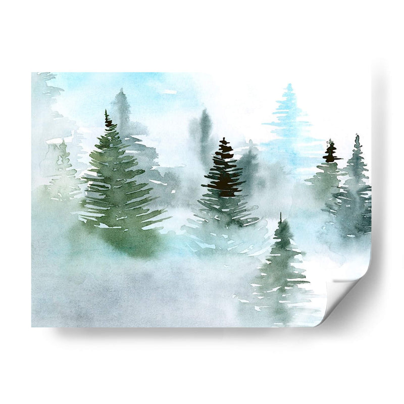 Foggy Evergreens Ii - Jennifer Paxton Parker | Cuadro decorativo de Canvas Lab