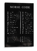 Gráfico De Código Morse - Vision Studio | Cuadro decorativo de Canvas Lab