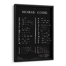 Gráfico De Código Morse - Vision Studio | Cuadro decorativo de Canvas Lab
