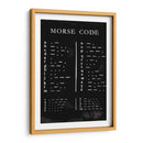 Gráfico De Código Morse - Vision Studio | Cuadro decorativo de Canvas Lab
