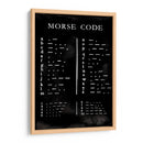 Gráfico De Código Morse - Vision Studio | Cuadro decorativo de Canvas Lab