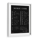 Gráfico De Código Morse - Vision Studio | Cuadro decorativo de Canvas Lab