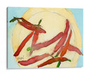 Peppers En Un Plato Ii - Samuel Dixon | Cuadro decorativo de Canvas Lab