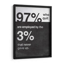 Never gave up | Cuadro decorativo de Canvas Lab