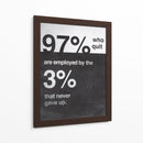 Never gave up | Cuadro decorativo de Canvas Lab