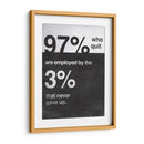 Never gave up | Cuadro decorativo de Canvas Lab