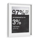 Never gave up | Cuadro decorativo de Canvas Lab