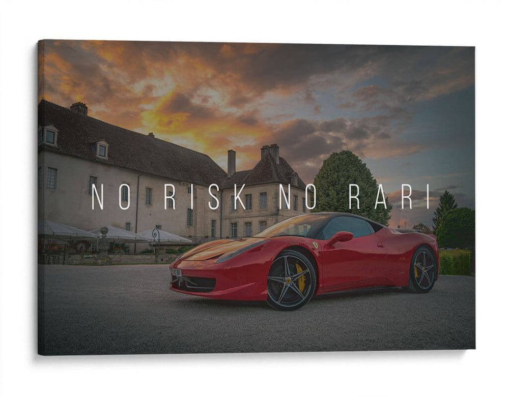 No Risk No Rari | Cuadro decorativo de Canvas Lab