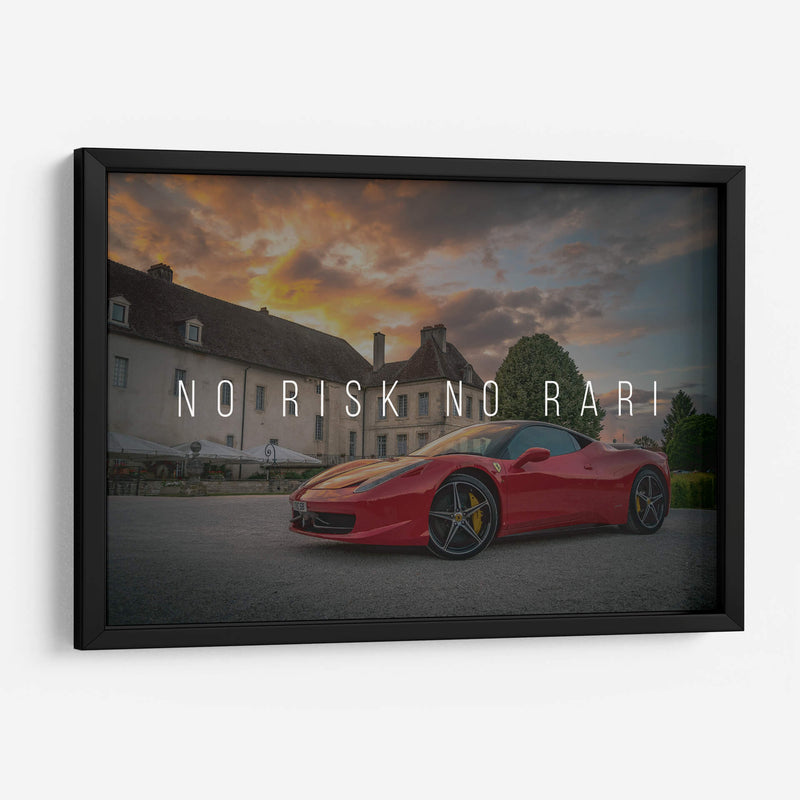 No Risk No Rari | Cuadro decorativo de Canvas Lab