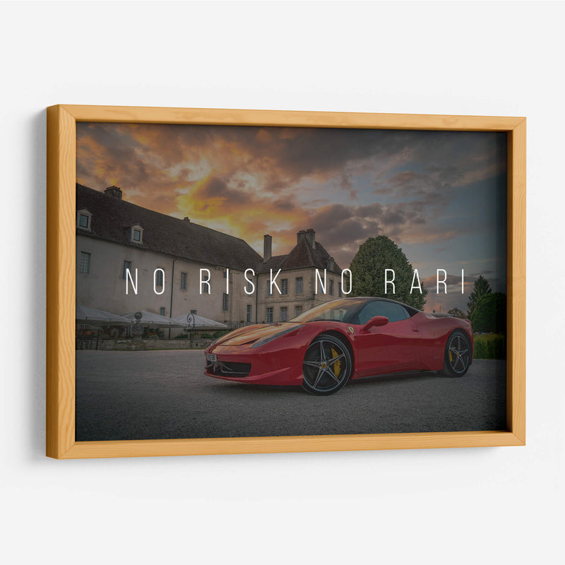 No Risk No Rari | Cuadro decorativo de Canvas Lab