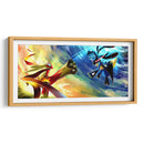 Blaziken vs. Lucario | Cuadro decorativo de Canvas Lab