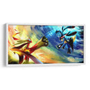 Blaziken vs. Lucario | Cuadro decorativo de Canvas Lab