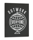 OUTWORK EVERYONE | Cuadro decorativo de Canvas Lab