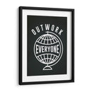 OUTWORK EVERYONE | Cuadro decorativo de Canvas Lab