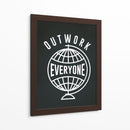 OUTWORK EVERYONE | Cuadro decorativo de Canvas Lab