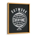 OUTWORK EVERYONE | Cuadro decorativo de Canvas Lab