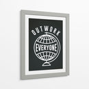 OUTWORK EVERYONE | Cuadro decorativo de Canvas Lab
