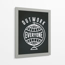OUTWORK EVERYONE | Cuadro decorativo de Canvas Lab